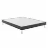 Image de Sommier tapissier bultex robusto 120 x 200 cm gris beige 14 cm confort ferme 7793472