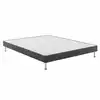 Image de Sommier Tapissier Bultex Robusto 160x200 Gris 14 Cm Ferme Cadres Épicéa