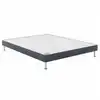 Image de Sommier Tapissier Bultex Robusto Jeans Bois Jean 160x200 Cm Bultex
