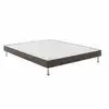 Image de Sommier Tapissier Bultex Robusto Marron 100x200 Cm Fermeté Ferme Hauteur 14 Cm