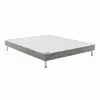 Image de Sommier tapissier beige ferme 160x200 cm hauteur 14 cm 7792468