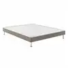 Image de Sommier Tapissier Bultex Robusto Moka 160x190 Marron Confort Ferme