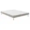 Image de Sommiers Tapissier Bultex Robusto Gale 90x190 Cm Confort Ferme Gris Galet