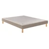 Image de Sommier Epeda Noyer Jersey Galet 160x190 Cm