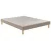 Image de Sommier Epeda Noyer Jersey Galet 2x080x200 Cm