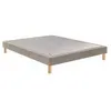 Image de Sommier tapissier Epeda Grege 100x190 cm confort ferme