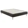 Image de Sommier Tapissier Bultex Reset Gris Foncé 2 Places 200x180 Cm Hauteur 19 Cm 5 Zones