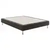 Image de Sommier Tapissier Bultex Reset Gris Foncé 2 Places 2x100x200 Cm Confort 5 Zones