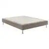 Image de Bultex Reset Sommier Tapissier 1 Personne 80x200 Cm Gris Galet Avec Lattes De Bouleau Et Mousse