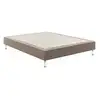 Image de Sommier tapissier reset moka 80x200 1 place 19 cm hauteur 5 zones 7797303