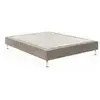 Image de Sommier tapissier 80x200 taupe 1 place hauteur 19 cm base reset 5 zones 7797494