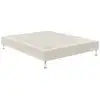 Image de Sommier Tapissier Bultex Reset Lin 80x200 Cm 1 Place 5 Zones Bois Gris Fabriqué En France