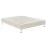 Image de Sommier tapissier 90x200 cm 1 place 19 cm hauteur 5 zones confort lin 7797311