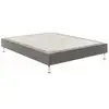Image de Sommier Tapissier Bultex Reset Gris Clair 140 X 190 Cm 2 Places 5 Zones