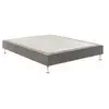 Image de Sommier tapissier reset 2 places gris clair 200 x 200 x 19 cm 5 zones 7797893