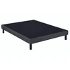 Image de Sommier Tapissier Epeda Unic Bois Massif Épicéa Anthracite 160x200 Cm