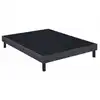 Image de Sommier Tapissier Epeda Unic 70x190 Cm Anthracite Tissu Texturé Hêtre/sapin Cadre Bois Ferme