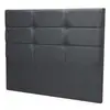 Image de Tête De Lit Cozy 2 Garnissage Mousse Chiné Gris Anthracite 170x120x11 Merinos