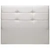 Image de Tête De Lit Cozy Tisse Sable Blanc 160cm (170cm Finie)