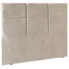 Image de Tête De Lit Carre Chic 200cm Chenillé Grege