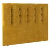 Image de Tête De Lit Prestige 160cm Chenillé Ocre