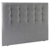 Image de Tête de lit - EPEDA - Prestige - 180 cm - Gris clair - Finition capitonnée élégante