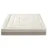 Image de Matelas Mousse Bultex Solaire Réversible Hiver/été Blanc/ivoire 90x190 Cm 24 Cm