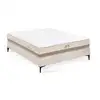 Image de Matelas mousse 90x200 cm reversible tete pieds accueil moelleux avec ressorts ensaches 7964560