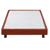 Image de Sommier Tapissier Epeda Celest Terr Rouge 2 Places 2x80x200 Cm Cadre Bois Pefc Fabriqué En France