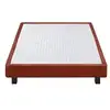 Image de Sommier tapissier rembourre 2 places 2x80x200 cm rouge 7990260