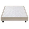 Image de Sommier Tapissier Épeda Celest Sable 120x190 Beige Crème Amande Cadre Bois