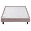 Image de Sommier Tapissier Epeda Celest Rose 90x200 Bois Rose Cadre Marron Foncé