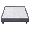 Image de Sommier Tapissier Epeda Celest Gperl 140x190 Gris Anthracite 2 Places