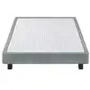 Image de Sommier tapissier 140x190 vert pour 2 places structure bois zone bassin renforcée 7992564
