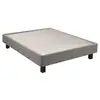 Image de Sommier Tapissier Epeda Celeste Argent 2 Places 2x100x200 Cm Bois