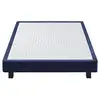 Image de Epeda Celest Bleu Sommier Tapissier Bois 100x190 Pour 1 Personne