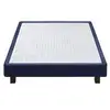 Image de Sommier tapissier matelassé 2 places 2x80x190 bleu 7993277