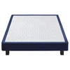 Image de Sommier Tapissier Épeda Celest Bleu 160x200 2 Places Cadre Bois