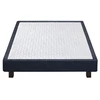 Image de Sommier Tapissier Epeda Celest Denim 100x190 Bleu 1 Place Bois Fabriqué En France Pefc