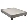 Image de Sommier Tapissier Univers Arge Bois Tissu Gris 2x80x200 Cm Epeda