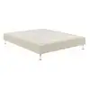 Image de Sommier tapissier rembourré 2 places 180x200 5 zones cadre bois massif 7954735