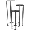 Image de Razza - Lot De 3 Sellettes Gigognes Métal Noir