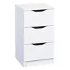Image de JENNY BLANC - Chiffonnier 3 Tiroirs Coloris Blanc