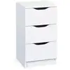 Image de Jenny blanc - commode 3 tiroirs