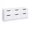 Image de Jenny blanc - commode 6 tiroirs