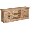 Image de Valmon - Meuble Tv En Manguier 4 Tiroirs Et 2 Niches