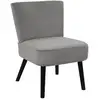 Image de Konae - Fauteuil Crapaud En Velours Côtelé Gris