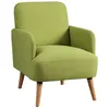 Image de TEODORE - Fauteuil Rembourré Tissu Vert