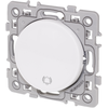 Image de Poussoir pour carillon Blanc Eur'Ohm Square 60204