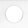 Image de Plaque de finition simple Blanc Eur'Ohm Square 60295